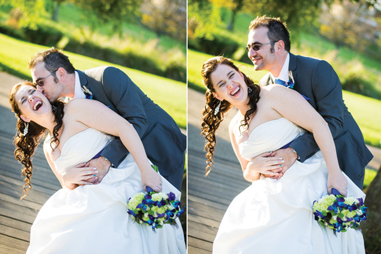 Sandy and Daurel's Peacock Themed Golf Course Wedding