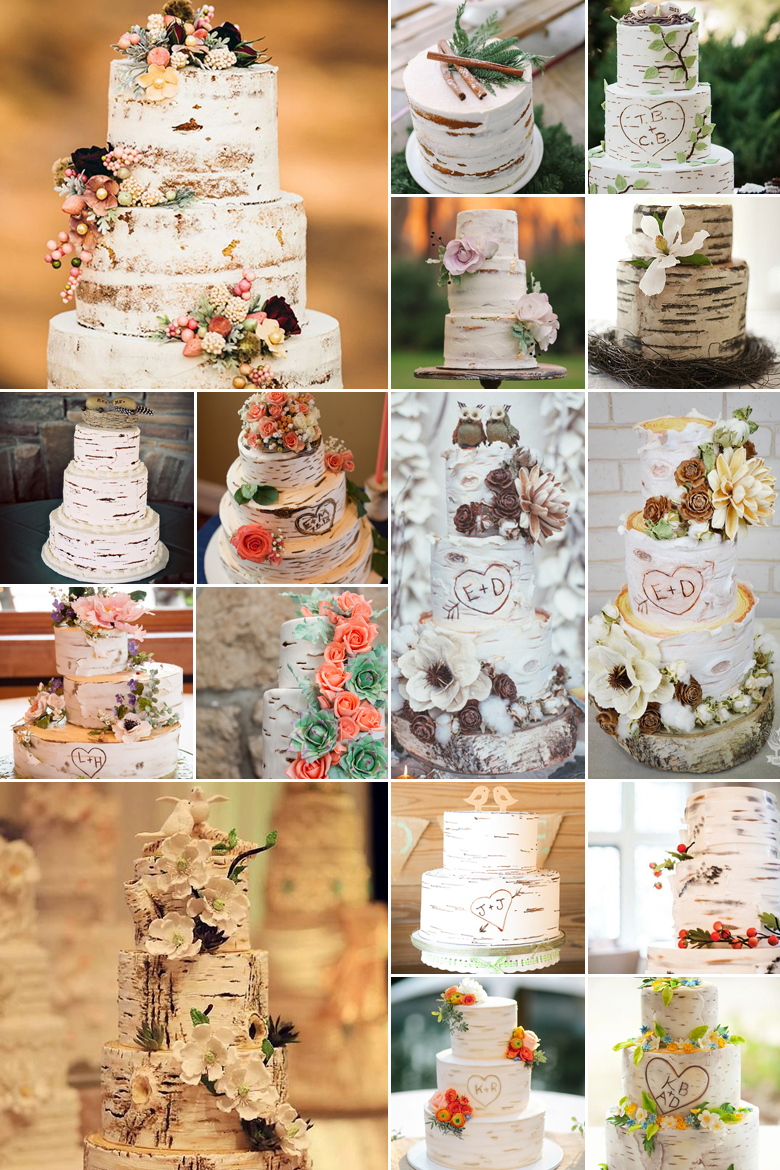 Birch Wedding Cakes