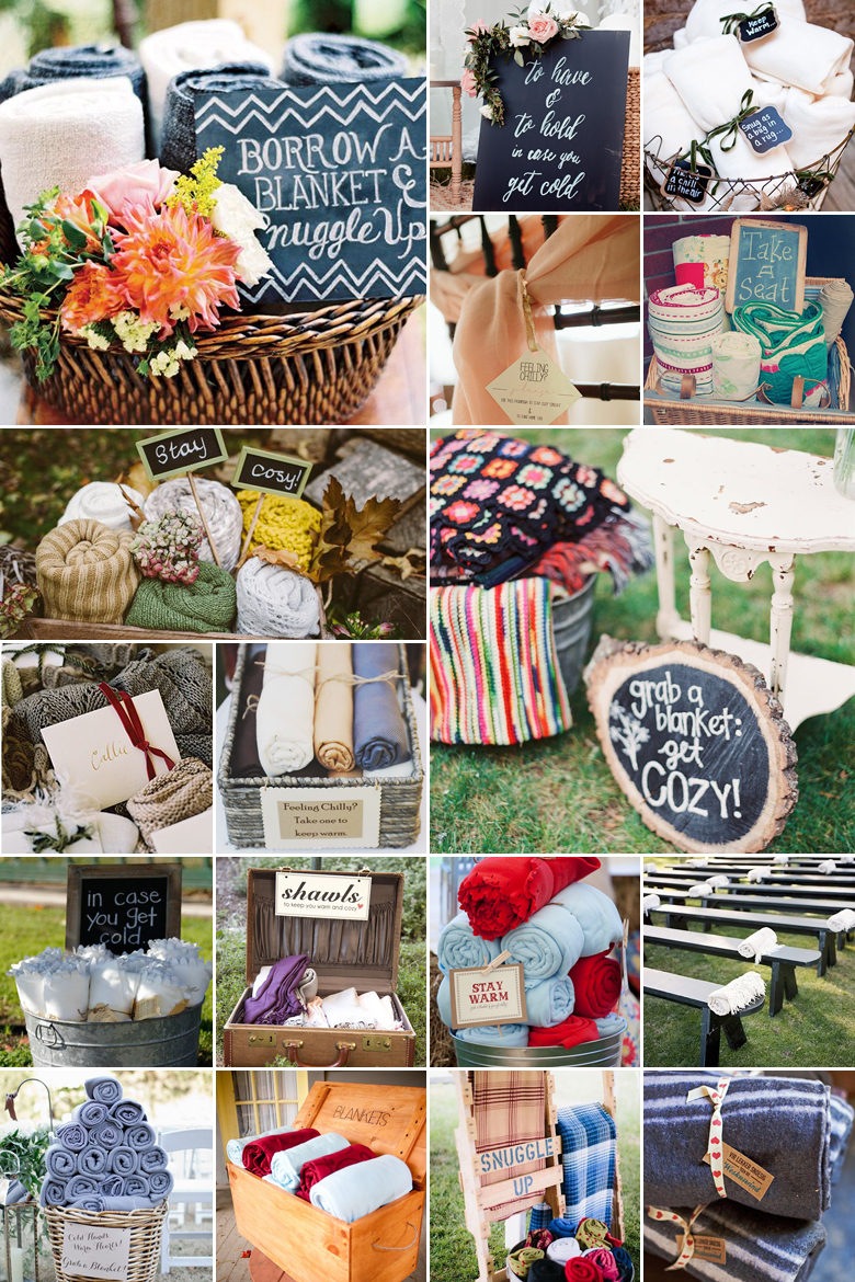 Wedding Blankets Keep Your Guests Warm Wedding Blankets Keep Your Guests Warm