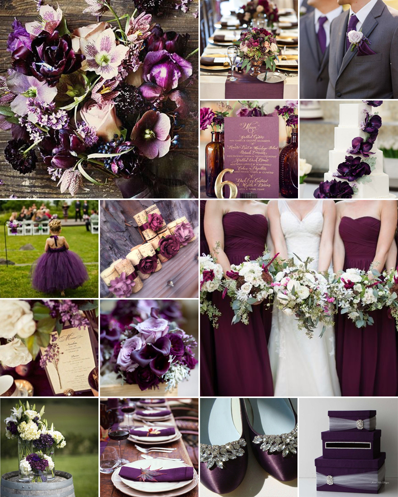 Awe-Inspiring Aubergine { Colour Scheme }