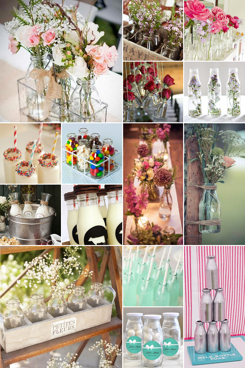 Milk Bottles { Quirky Vintage }