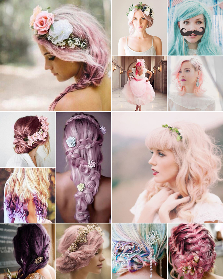 Curious Colours { Unusual Hair }