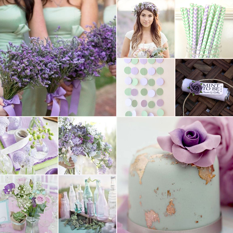 Mint + Lilac { Pastel Perfection }