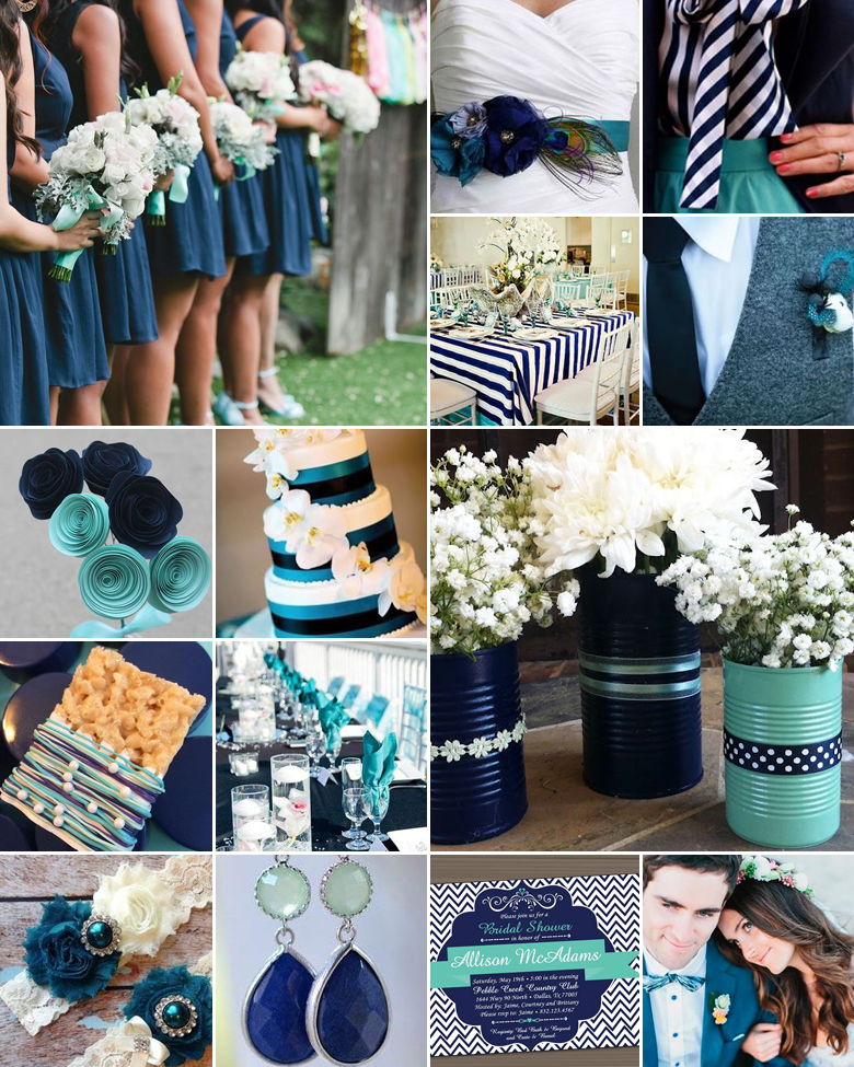 Teal and Navy { Calm Majesty }