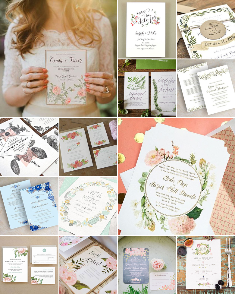 Floral Fancy { Invitation Designs }