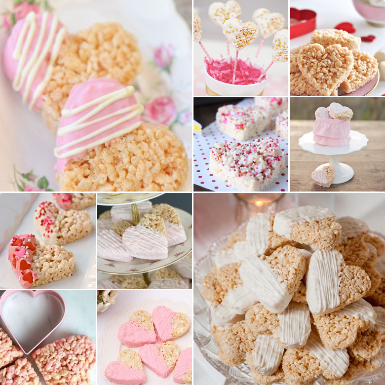 Heart Krispie Treats { DIY Favours }