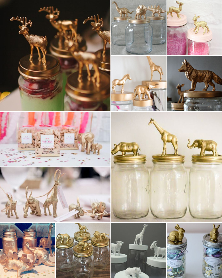 DIY Animal Favour Jars { On Trend }