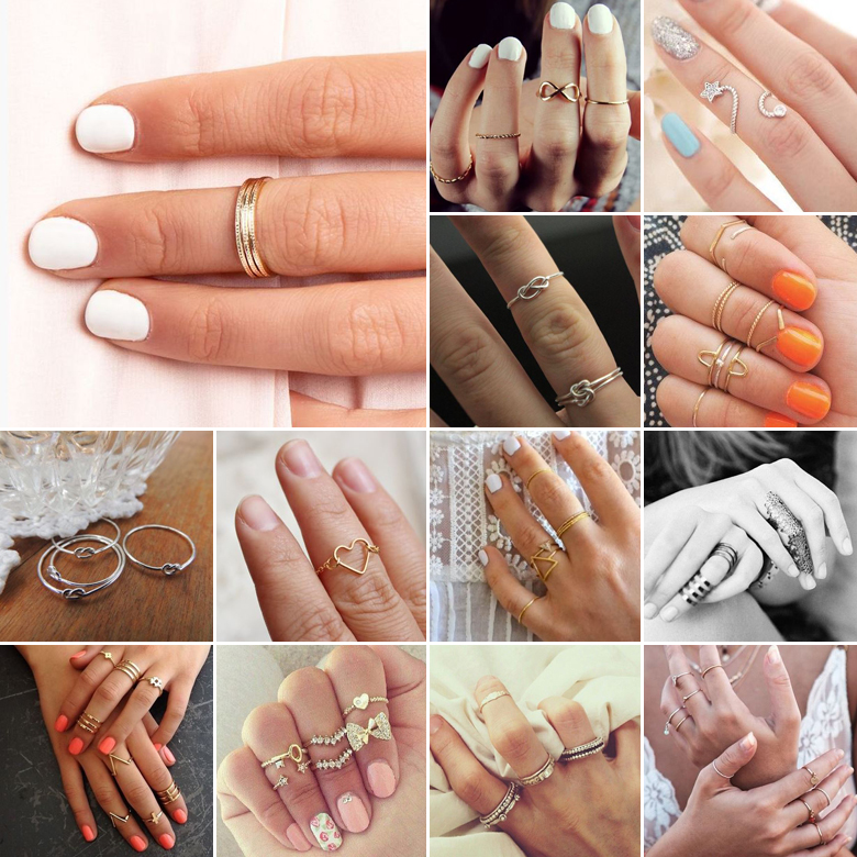 Minimalist Midi Rings { Obviously Obsessed }