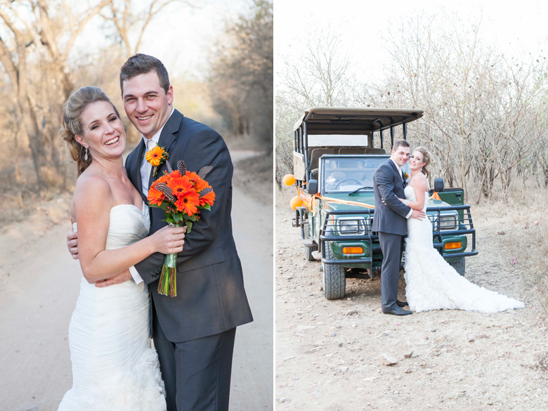 Kirstin and Andre's Wedding at Grand Kruger Lodge { A REAL Bush Wedding }