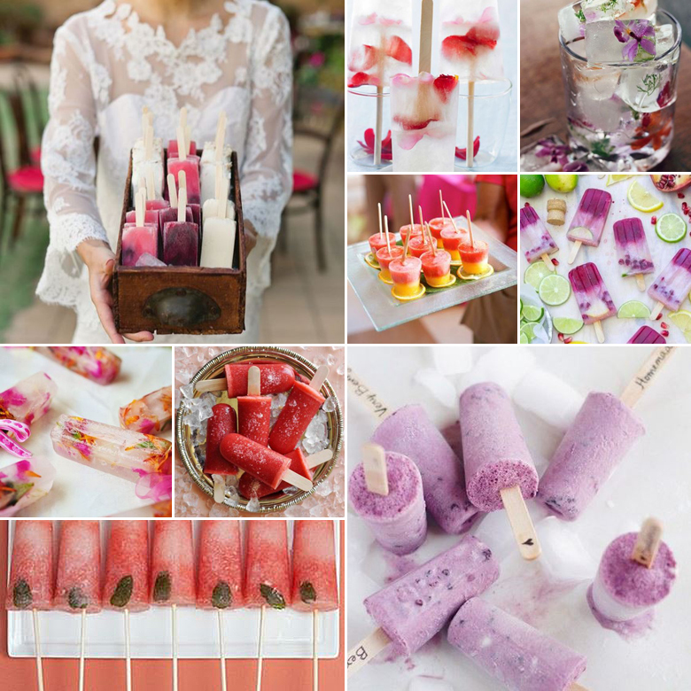Petal Popsicles { Refreshing + Colourful }