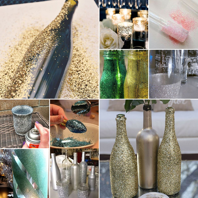 DIY Glitter Vase { Chic + Lovely }