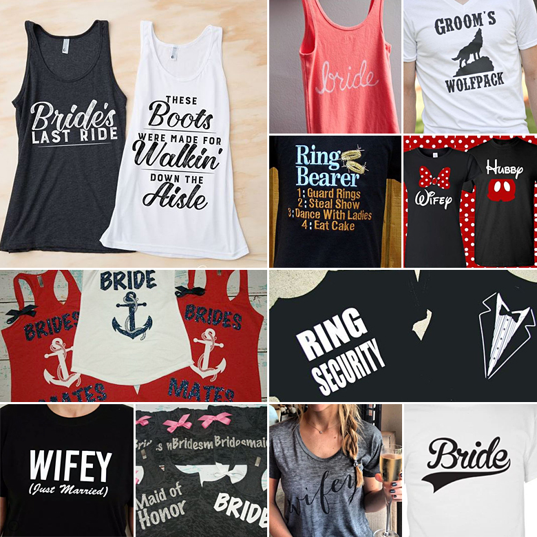 Trendy T-Shirts { Wedding Wear }