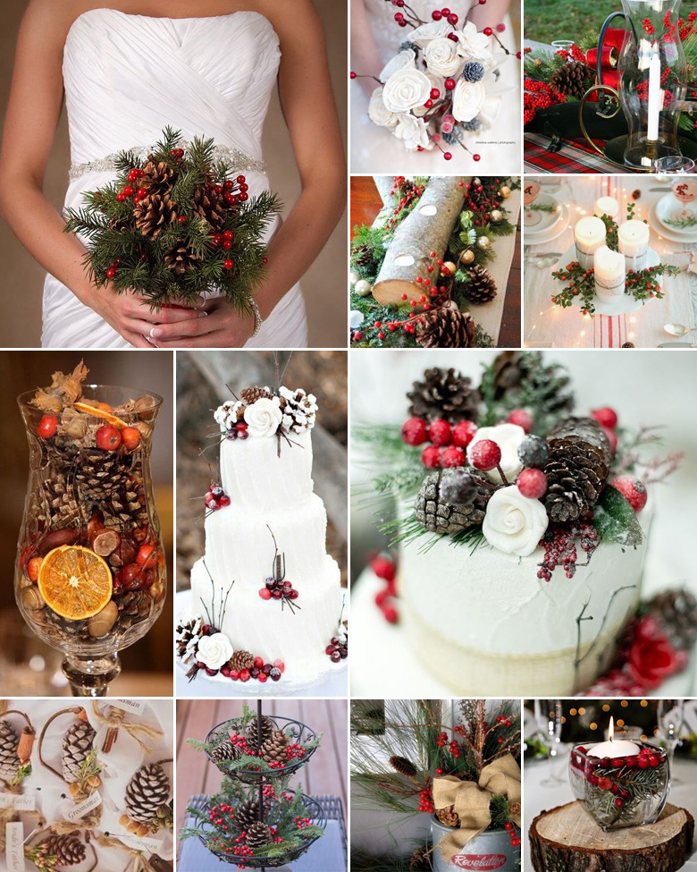 Cherries + Pinecones { Memories of Christmas }