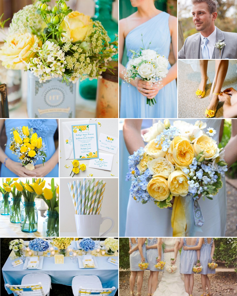 Blue, Green + Yellow { Cool Summer }