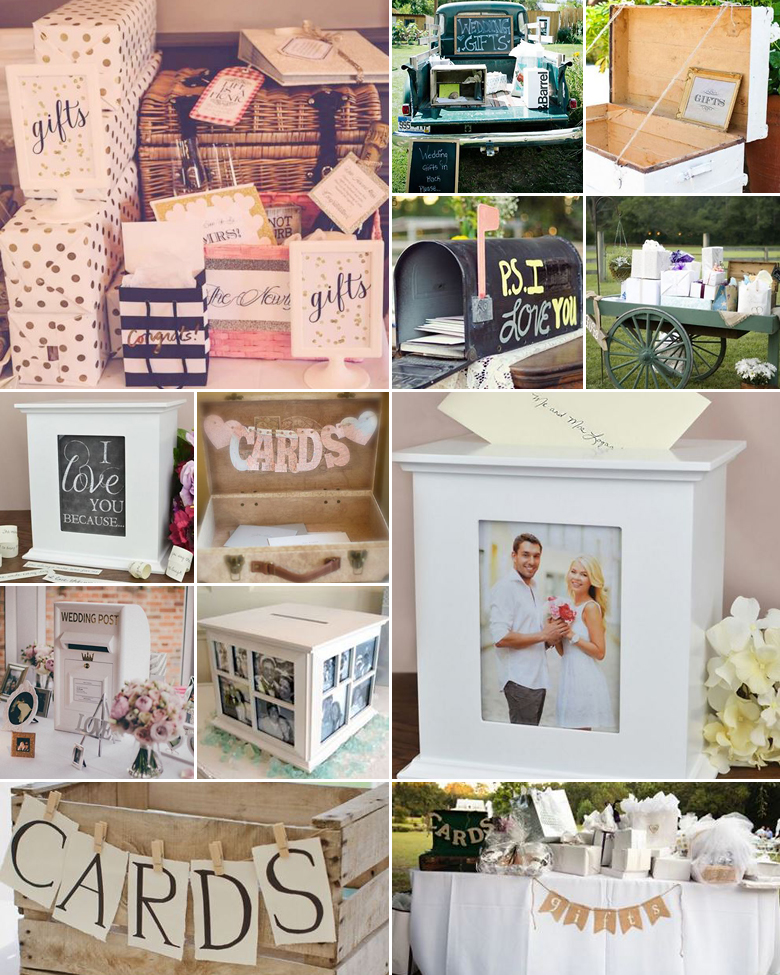 Gift Goes HERE! Boxes + Holders