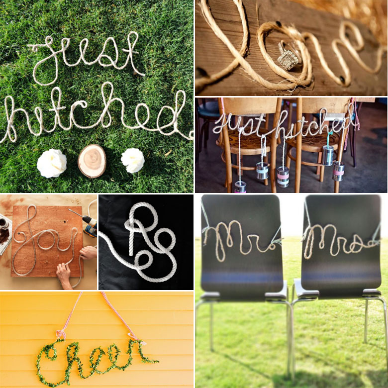 Roped In! { DIY Words }