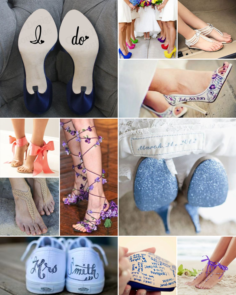 Creative Kicks { Wedding Shoes }