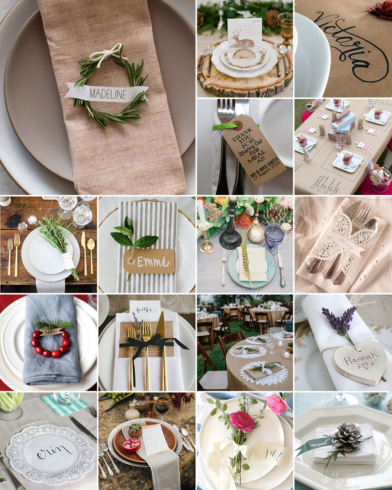 DIY Table Settings { Personalise It! }