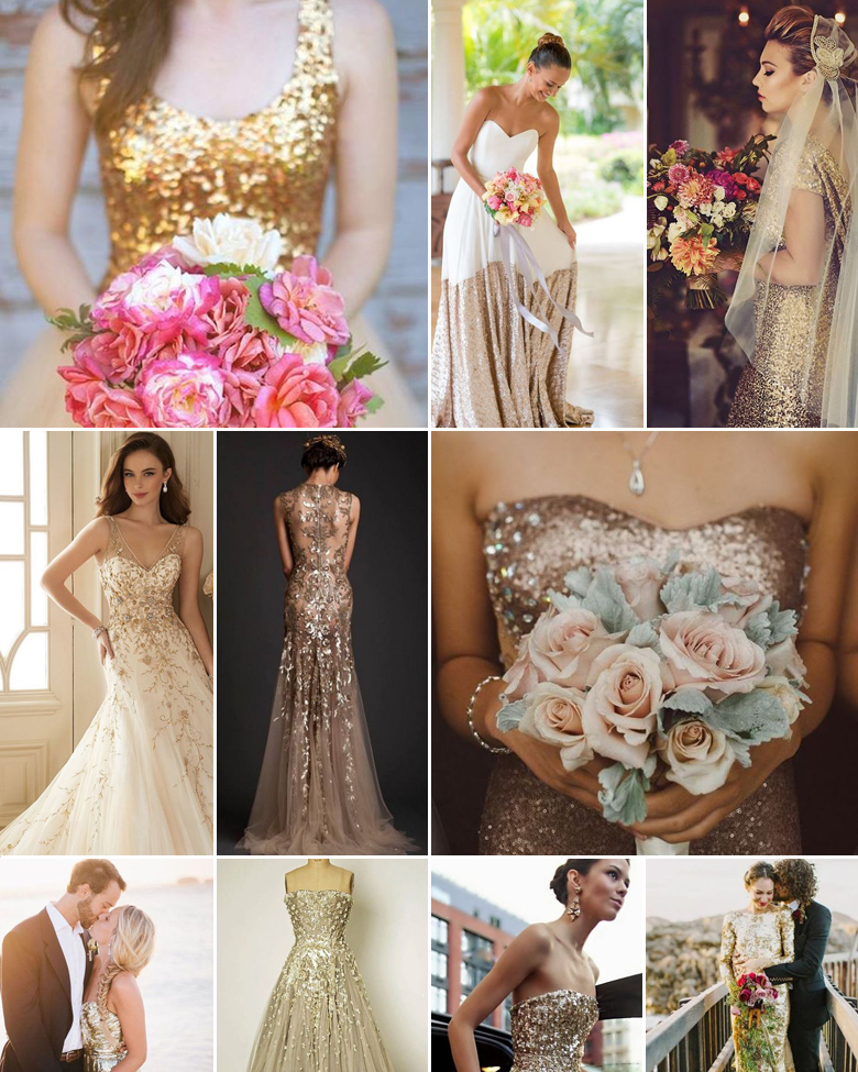 Gold & Glamorous! { Dazzling Dresses }