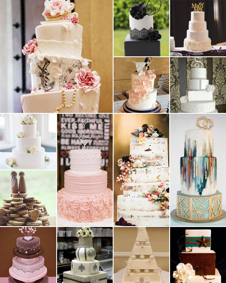 Tier-ific! { Wow-worthy Wedding Cakes }