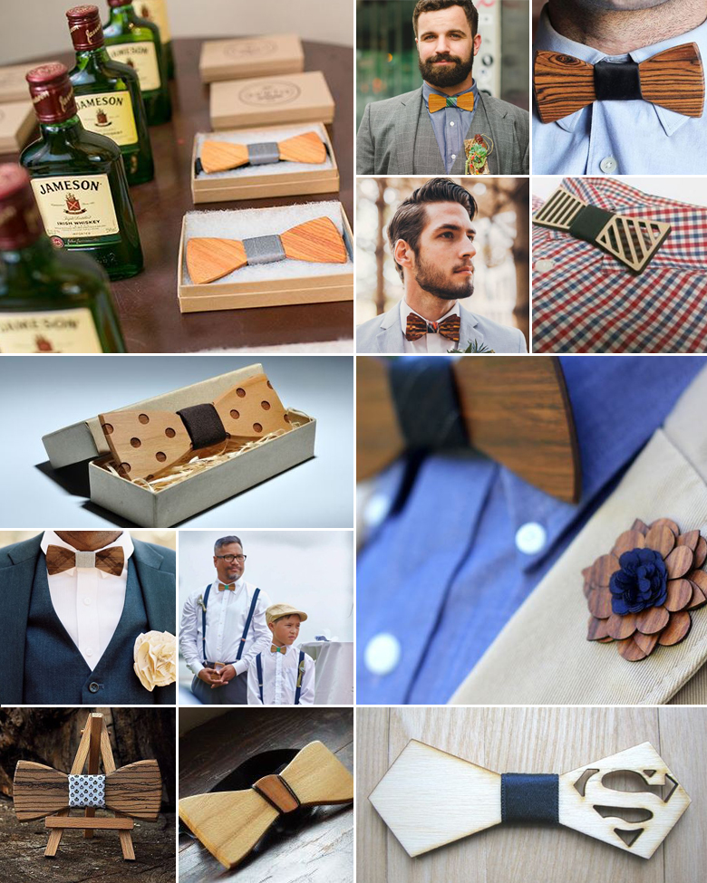 Wooden Bow Ties { On Trend }