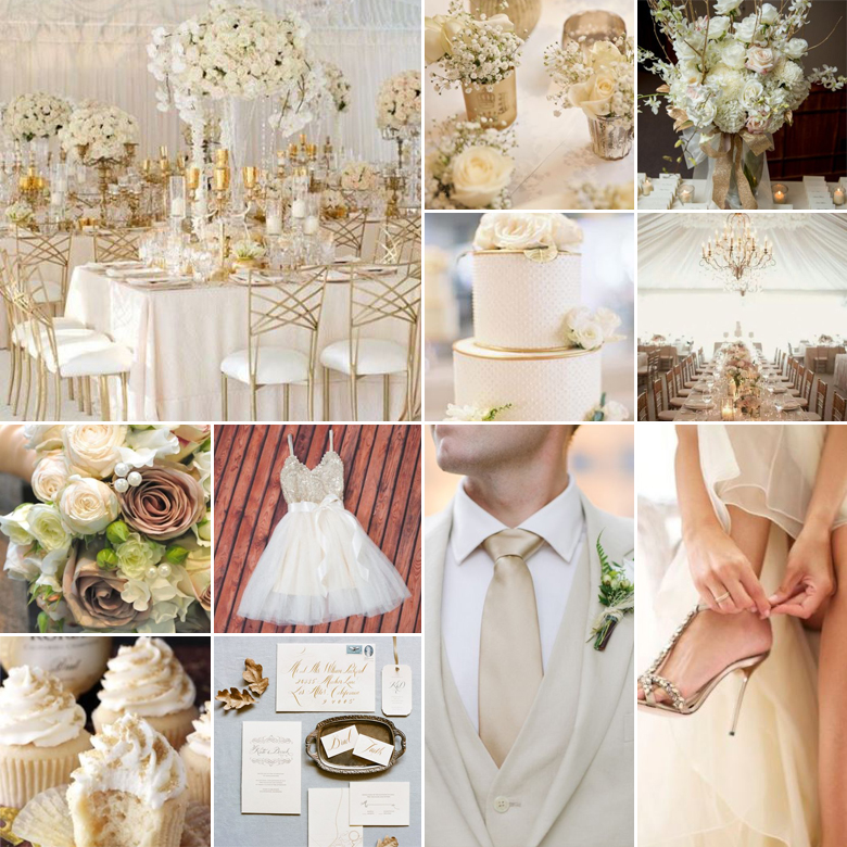 Cream, White + Gold { Understated Elegance }