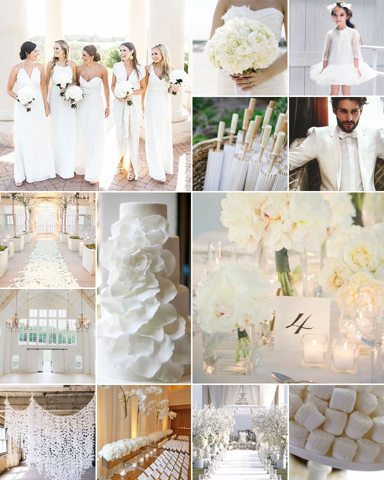 White on White { Crisp + Elegant }