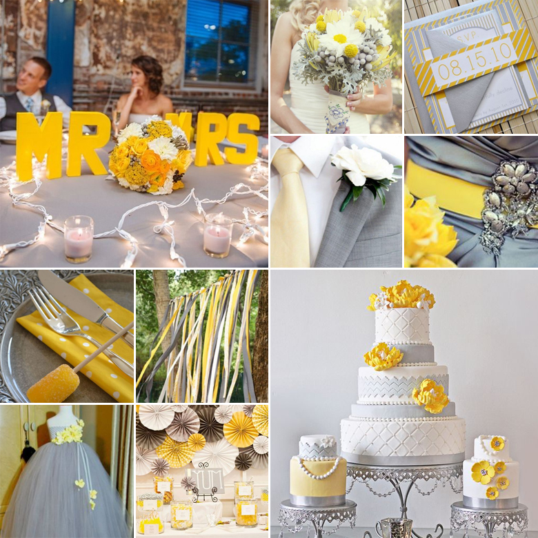 Yellow, Grey + Silver { Summer Elegance }