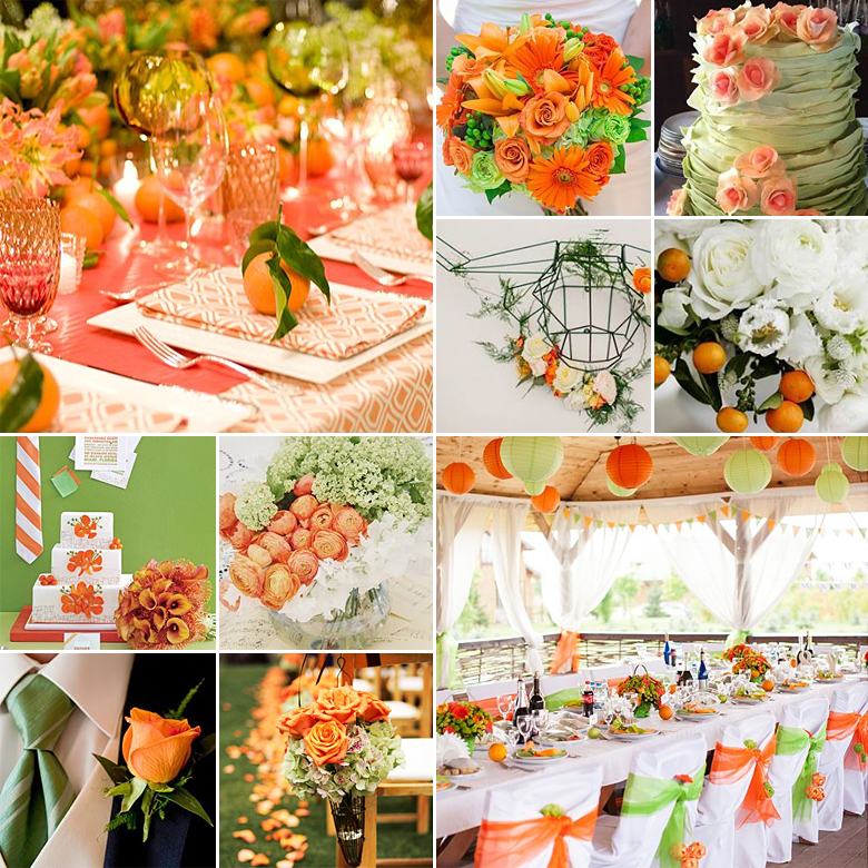 Tangerine + Wasabi { Colour Combo }