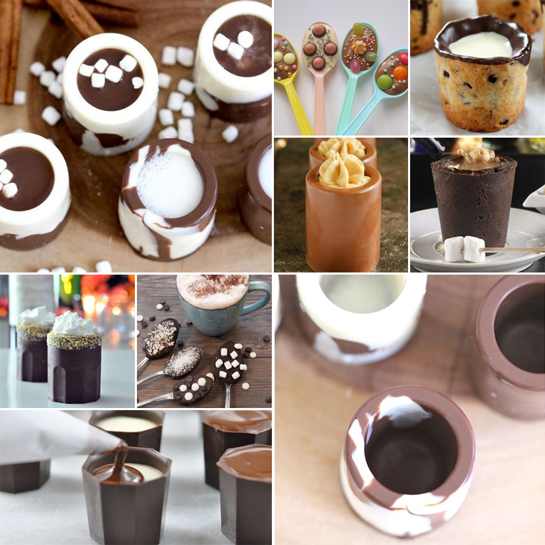 Practical Chocolate { Glasses + Spoons }