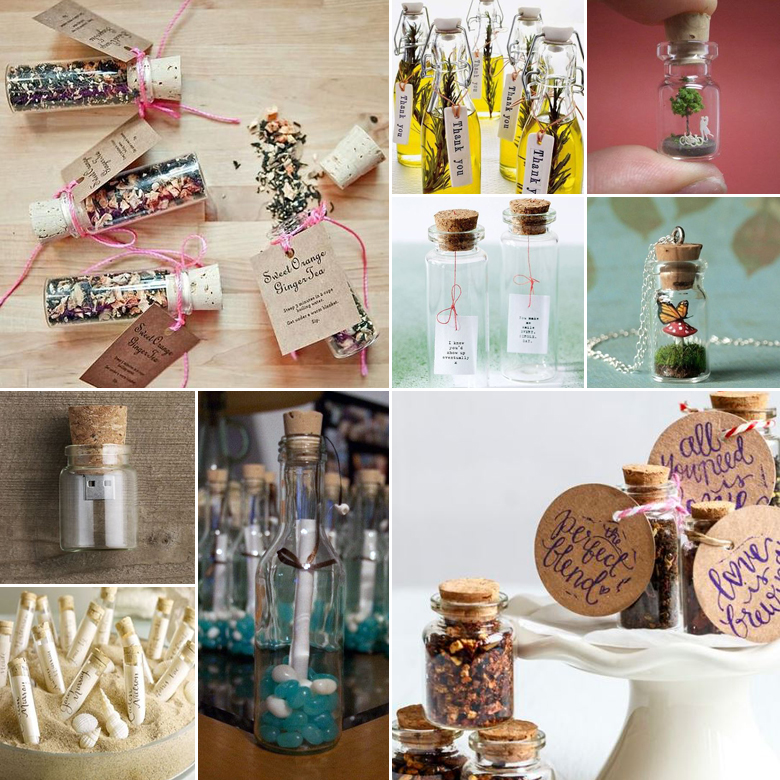 Favour in a Bottle { Tiny Treasures }