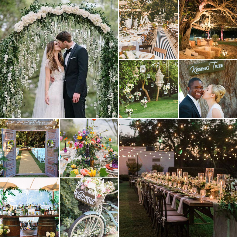 Garden Gathering { Outdoor Weddings }