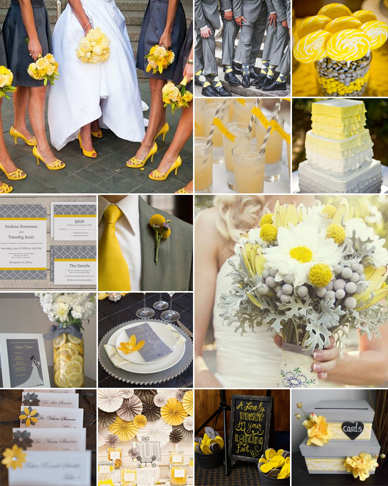 Lemon + Grey { Happy Sophistication }