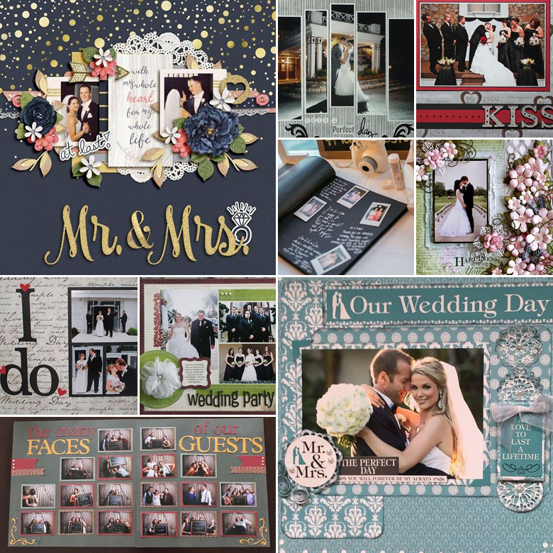 Scrap the Guestbook { Modern Scrapbooks }