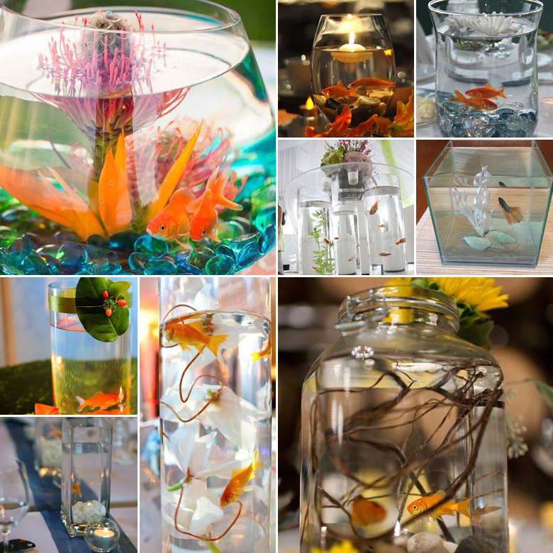 Something Fishy { Live Centrepieces }