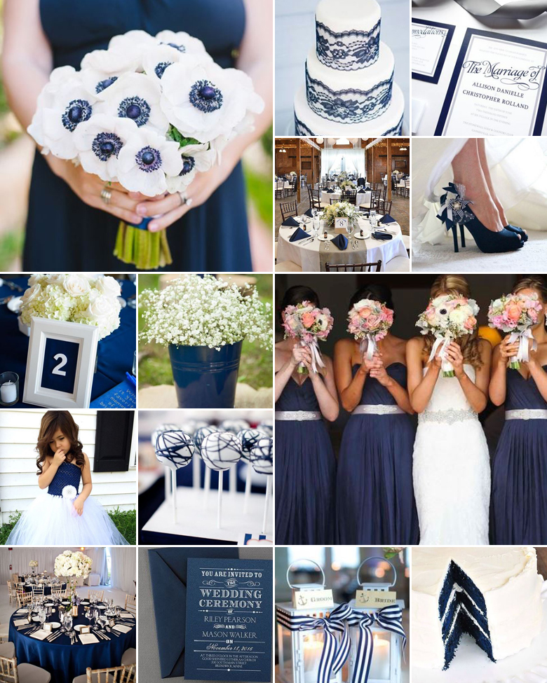 Navy + White { Cool + Crisp }