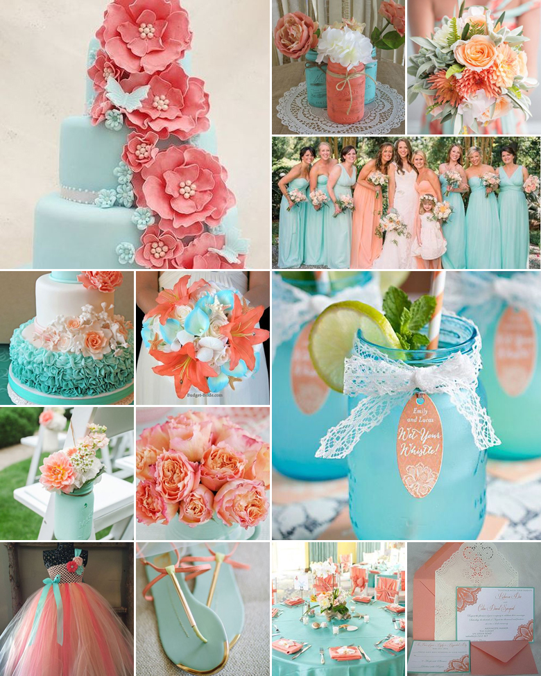 Pastel Perfect { Aqua + Peach }