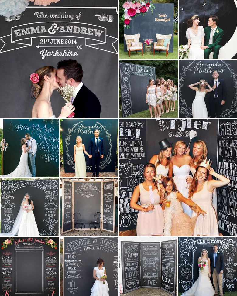 Chalkboard Photo Booths