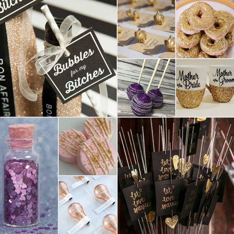 Glitter for your Guests { Flashy Favour }