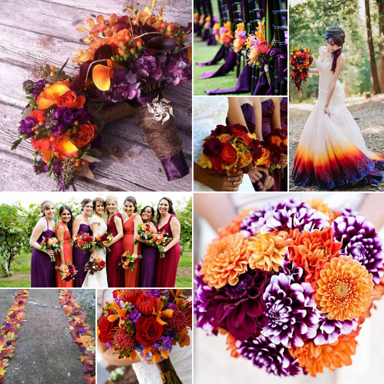 Purple, Orange and Burgundy { Three of the Best }