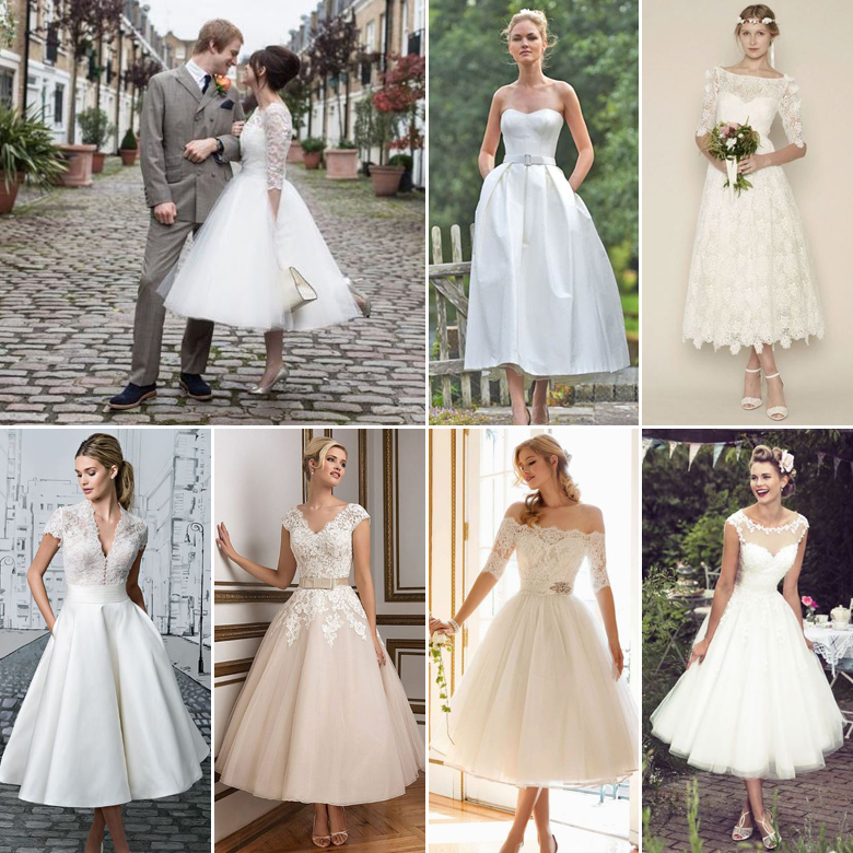 Cut It Short { Tea Length Gowns }