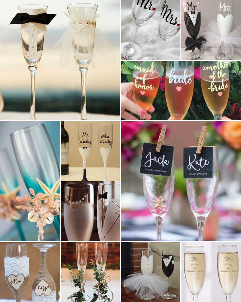 Let’s Raise a Glass { Mr & Mrs Glassware }