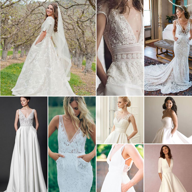 Pocket Full of Love { Wedding Gowns }