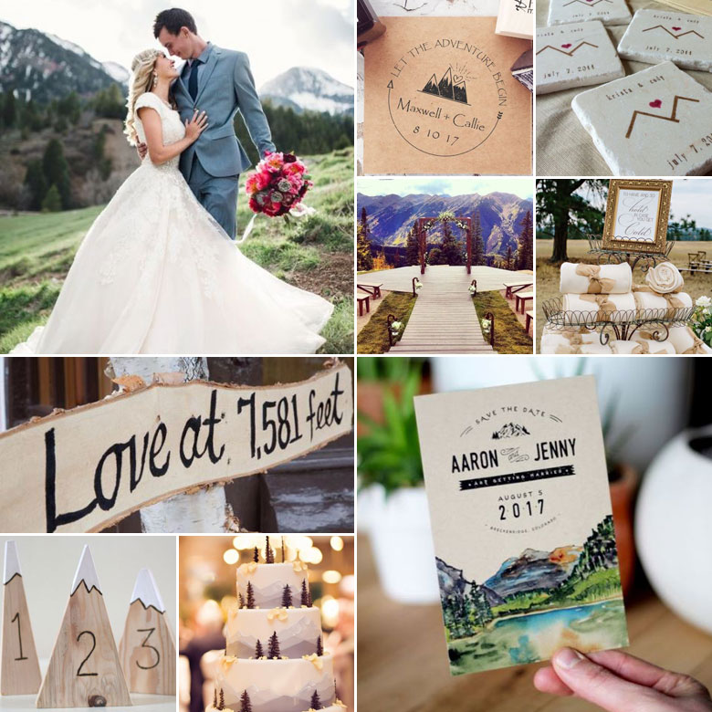 Live on the Edge { Mountain Weddings }