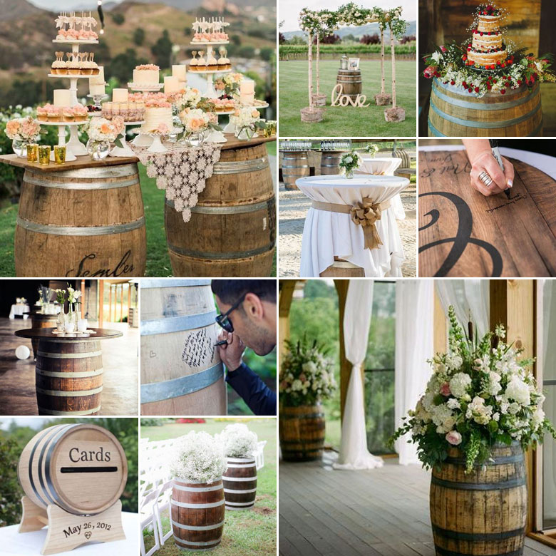 Bring the Barrels { Rustic Décor }