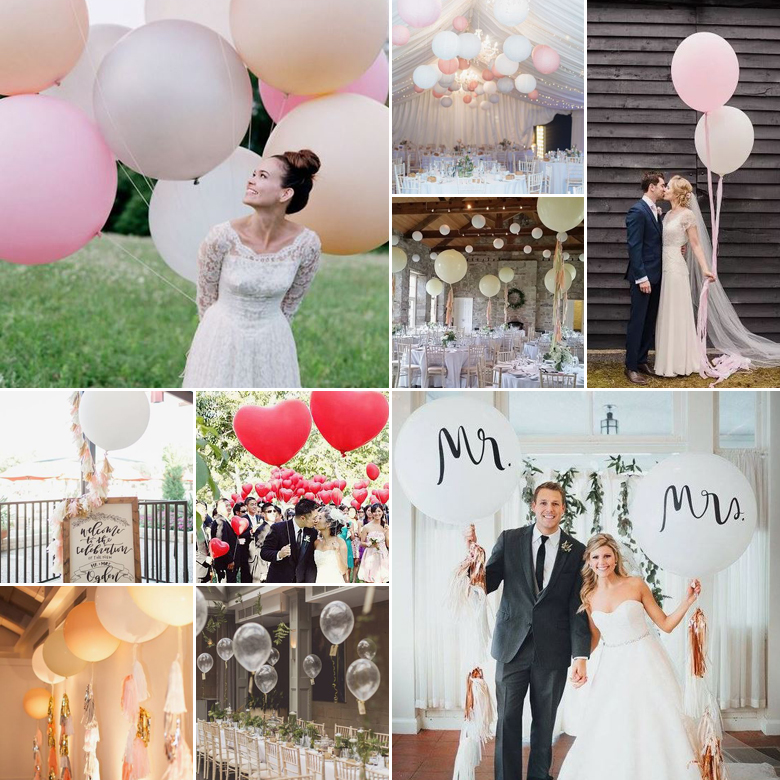 Fly Away with Me { Wedding Balloons }