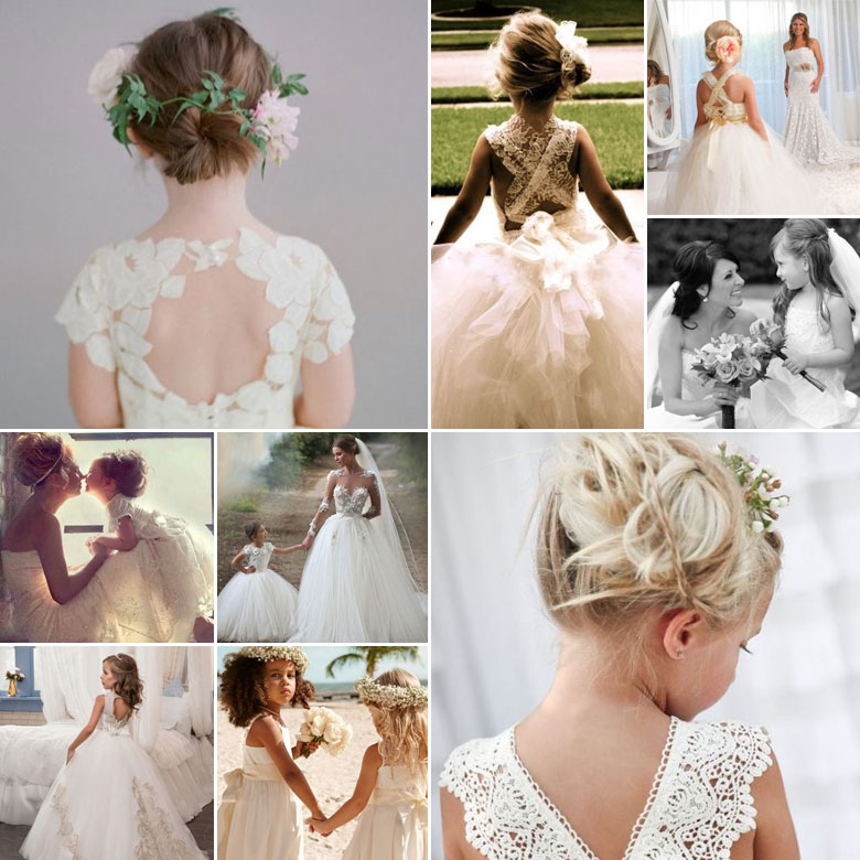 Mini Me { Little Wedding Gowns }