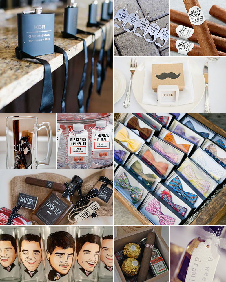Wedding favours for shop men