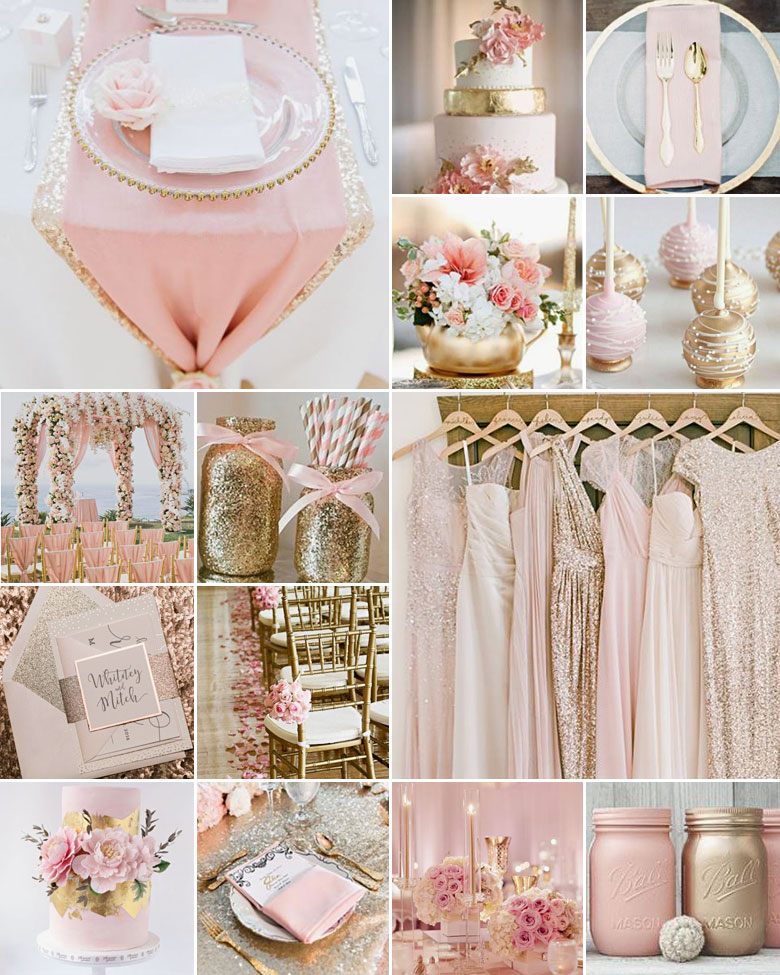 Pink + Gold { Best of Both Worlds }
