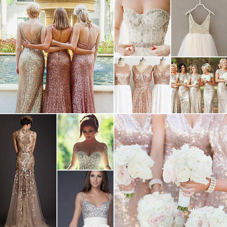 Embrace the Bling { Sequined Gowns }